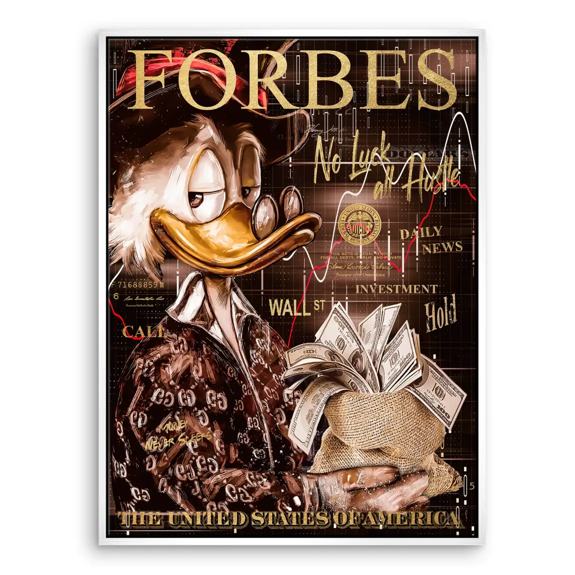 Mr Money Forbes Leinwand Bild