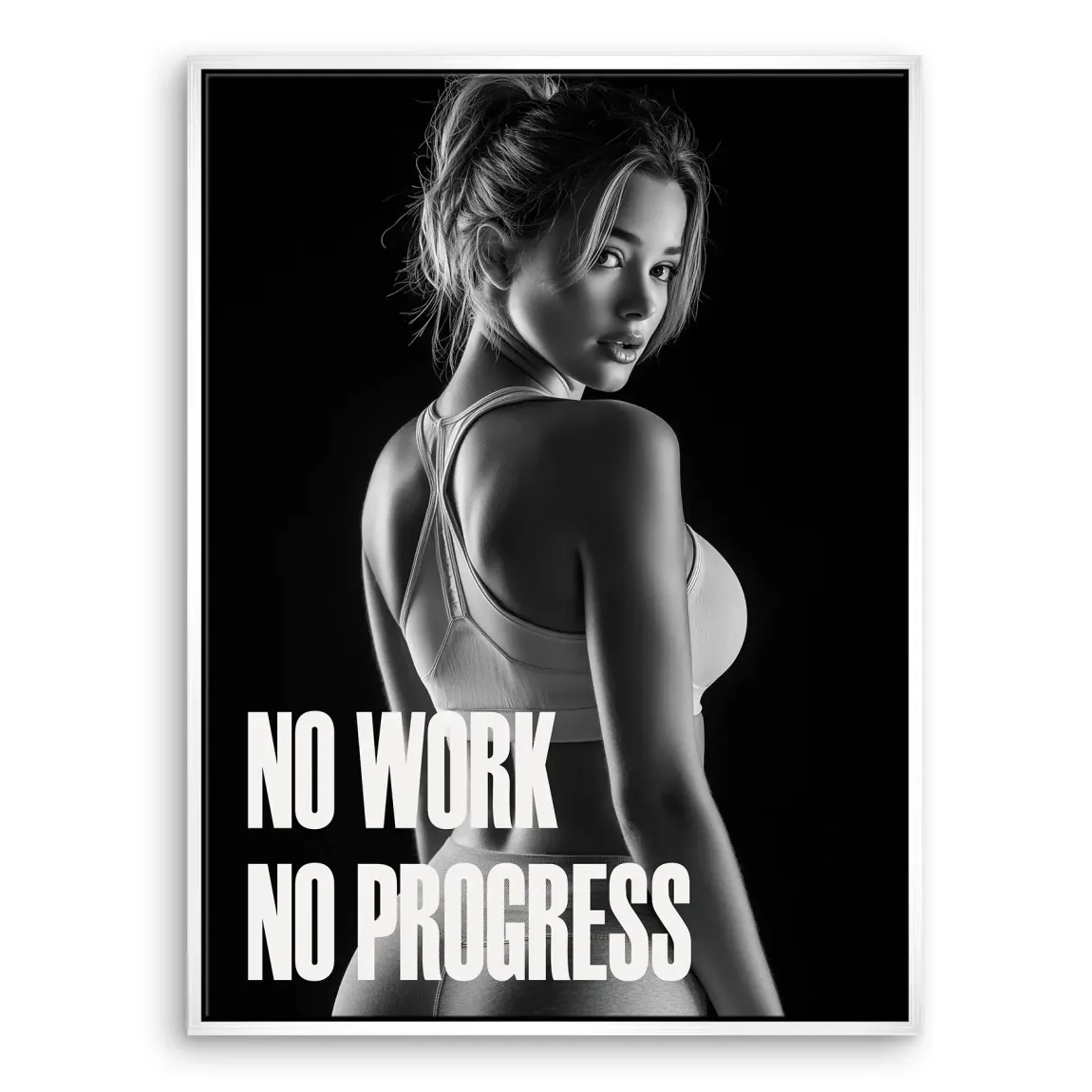 Progress Training Leinwand Bild