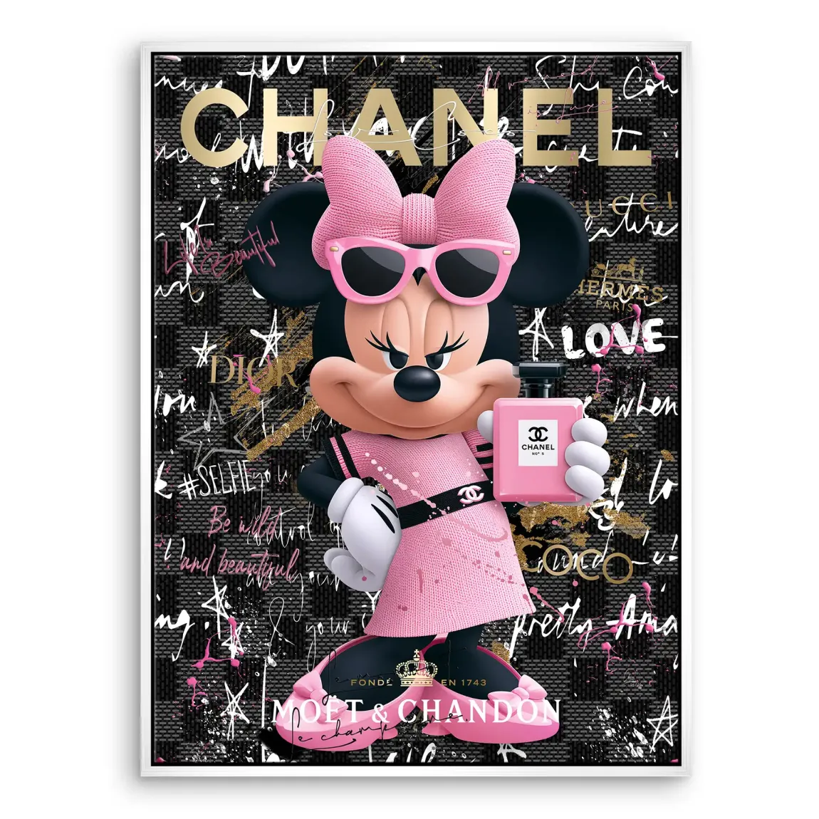 Minnie Couture Leinwand Bild
