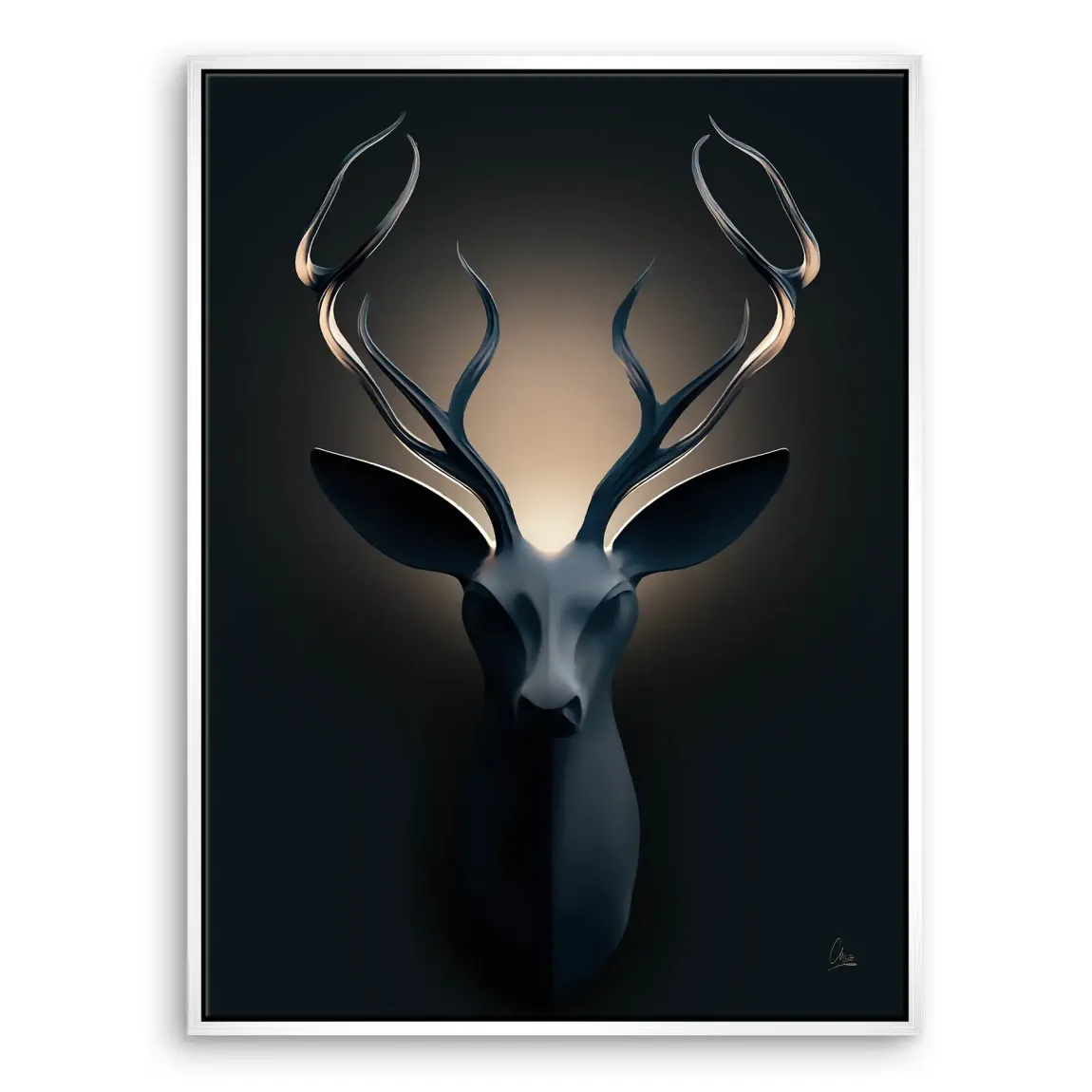 Majestätischer Hirsch Leinwand Bild