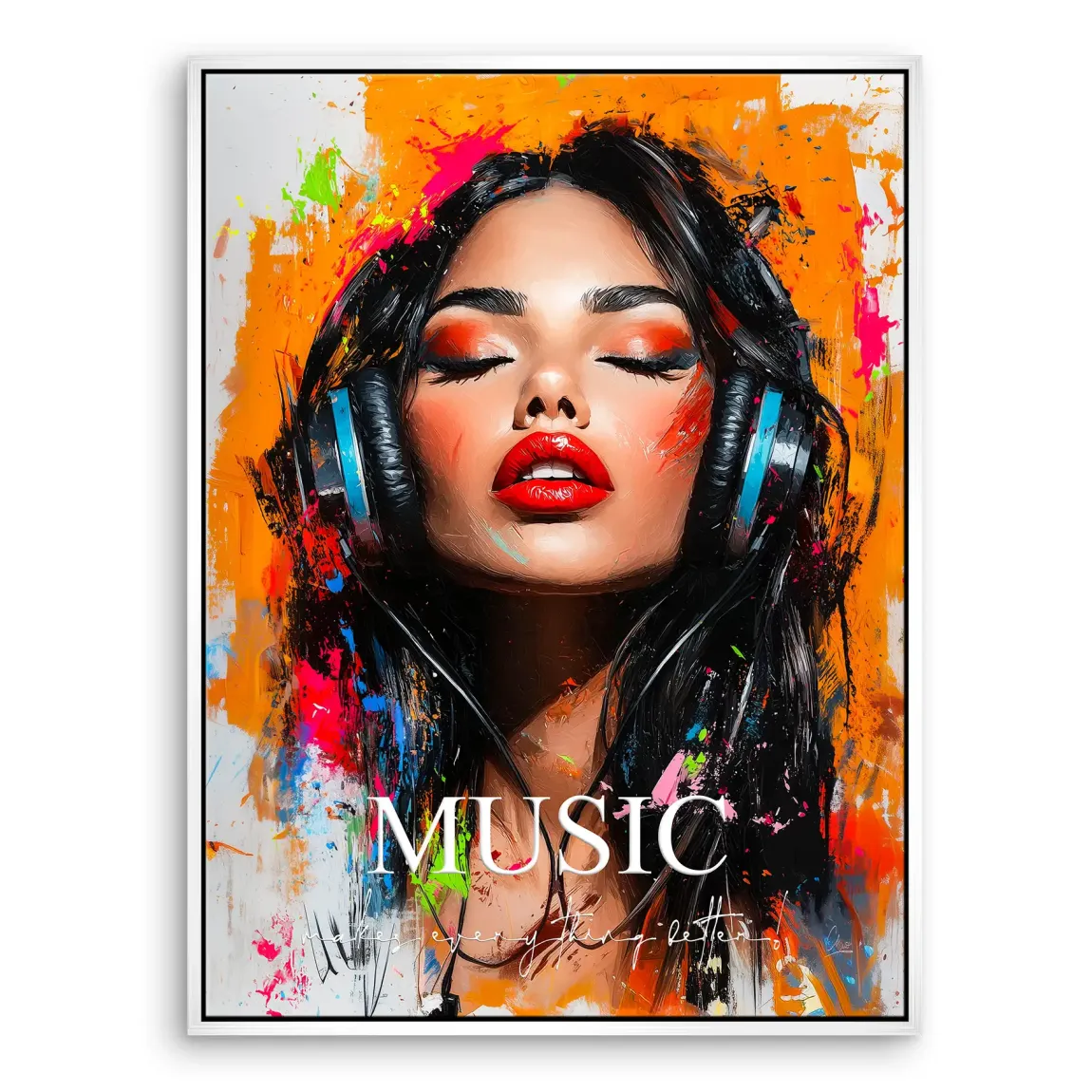 Music Soul Leinwand Bild