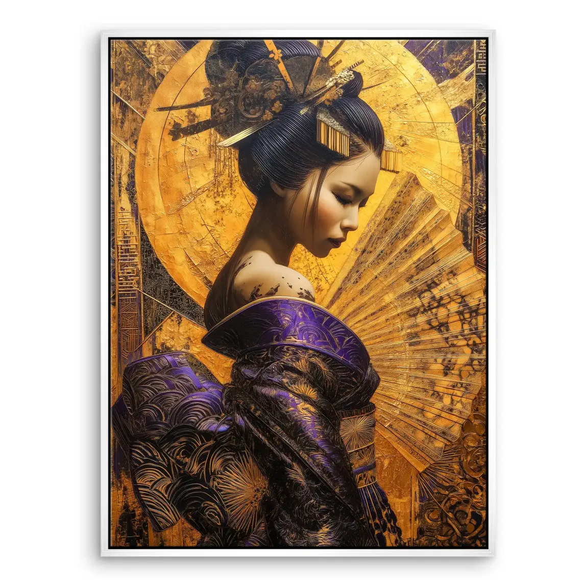Silk Dynasty Beauty Leinwand Bild INGALERIE
