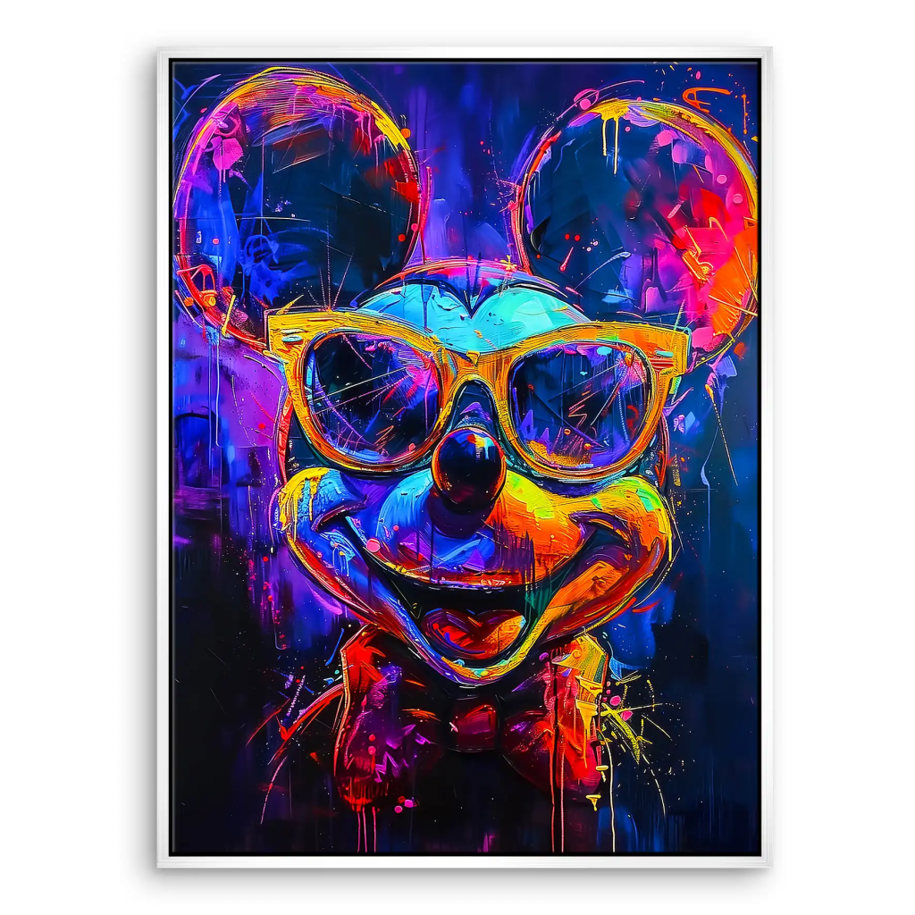 Micky Abstrakt Color Leinwand Bild INGALERIE