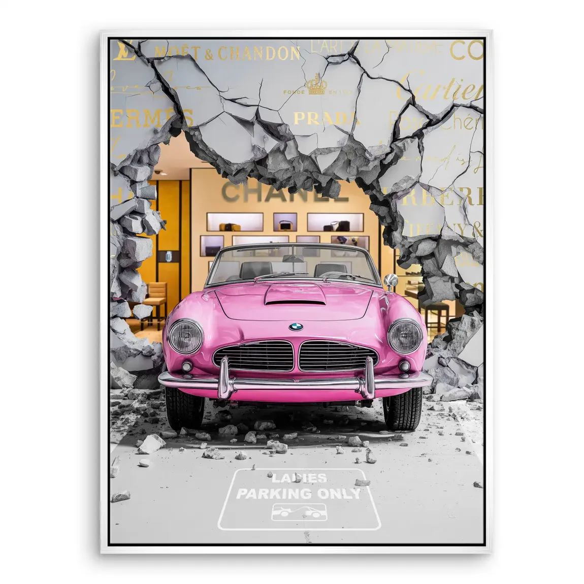 Coco Rebel Leinwand Bild