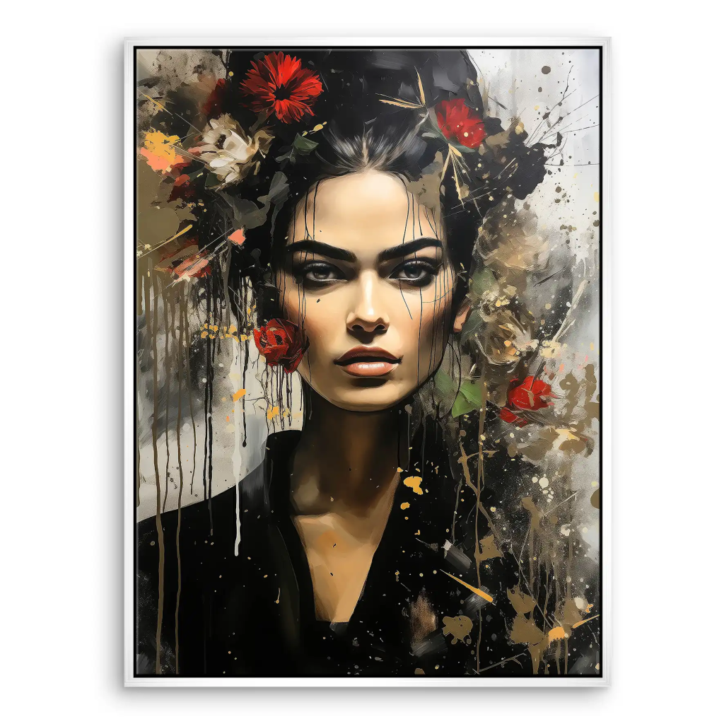 Frida Abstrakt Art Leinwand Bild INGALERIE