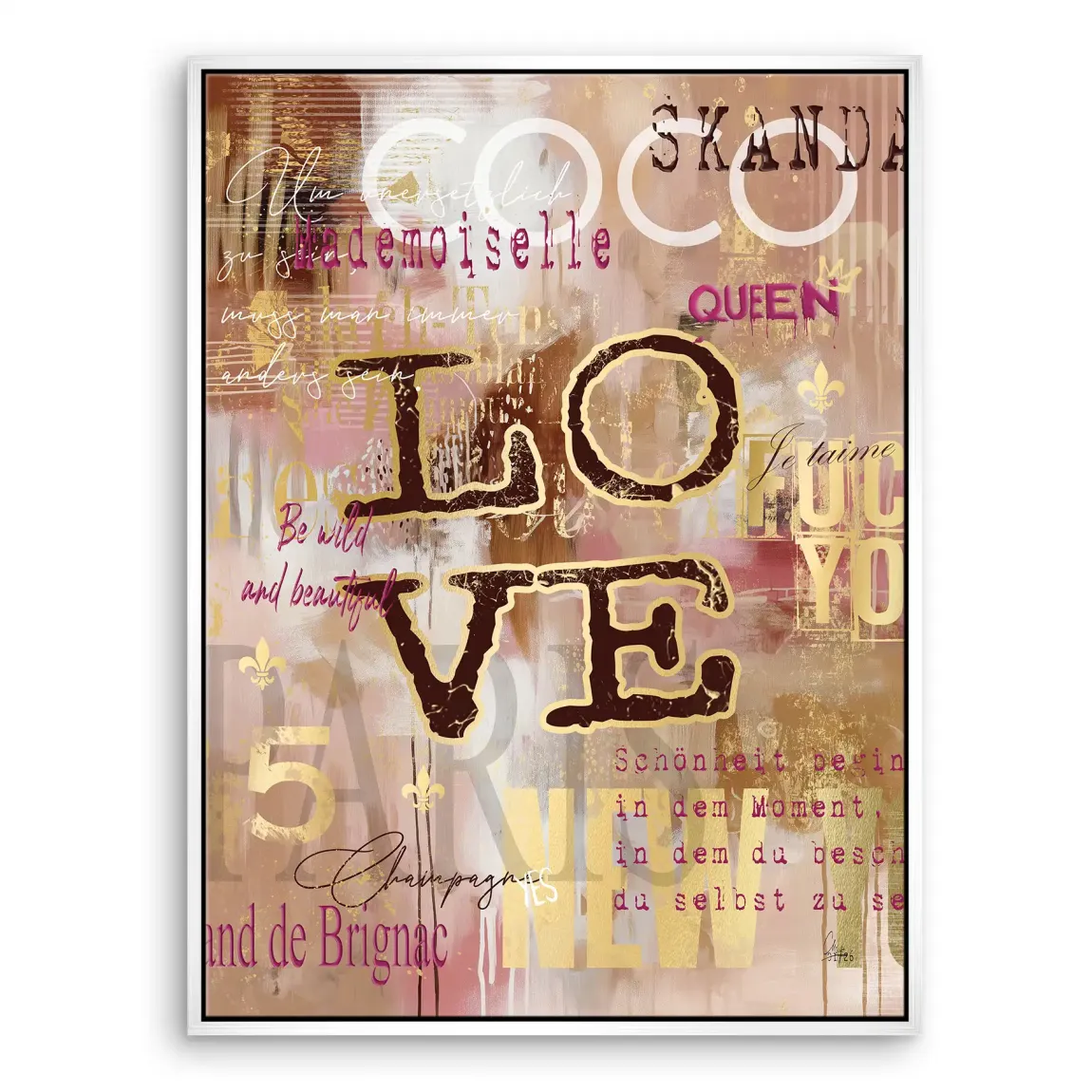 Coco Love Leinwand Bild