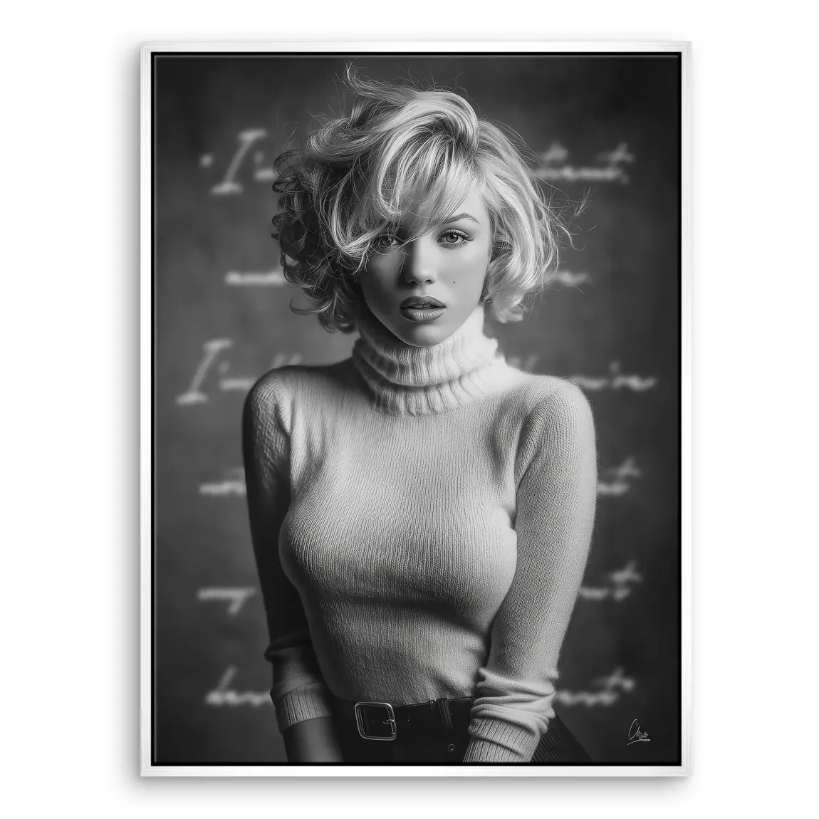 Marilyn Ikone Leinwand Bild