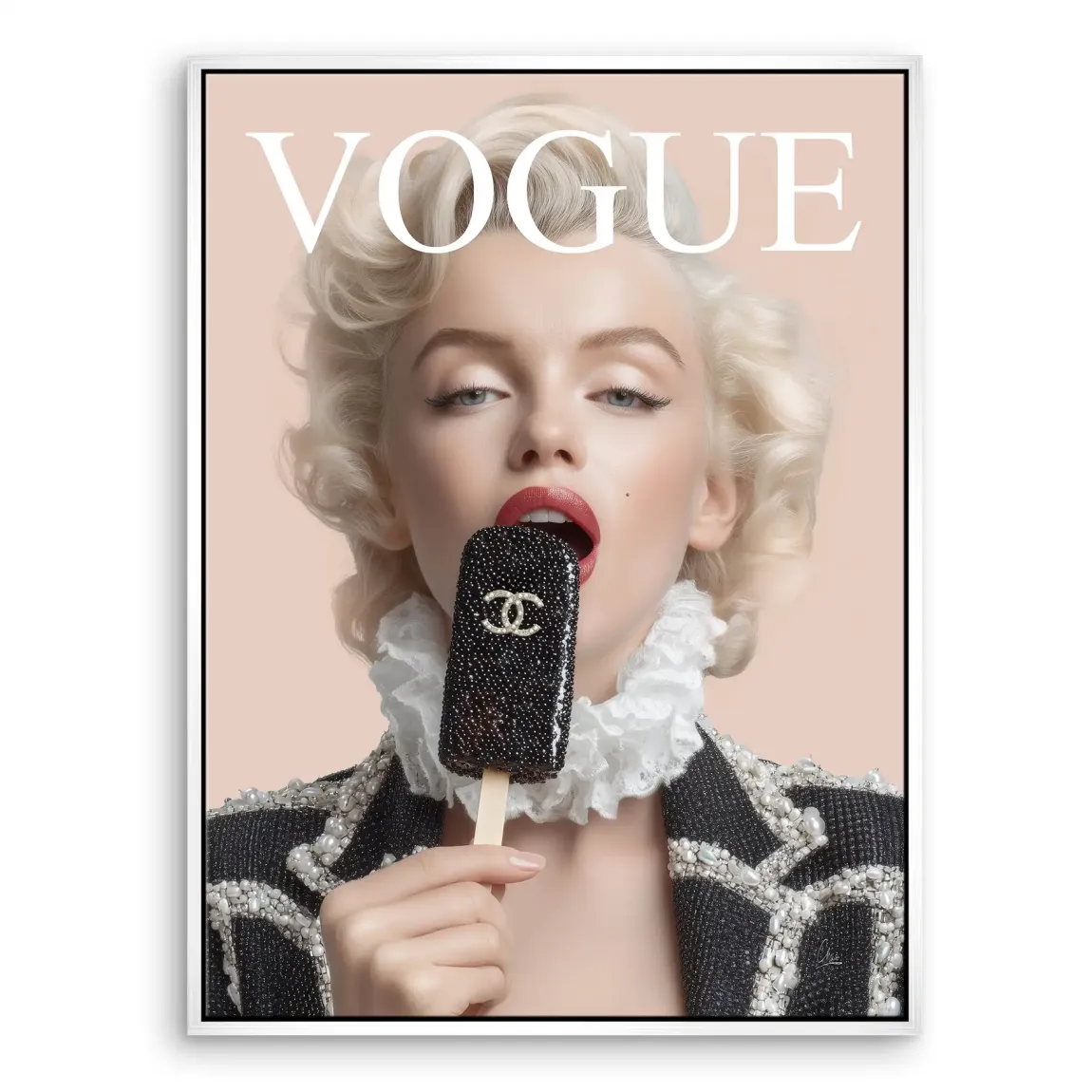 Marilyn Coco Eis Leinwand Bild