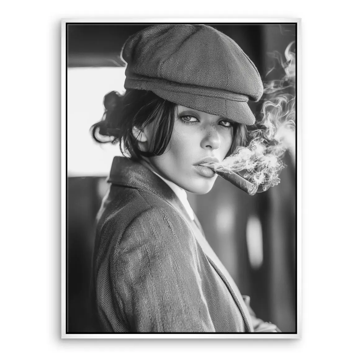Smoke and Confidence Leinwand Bild