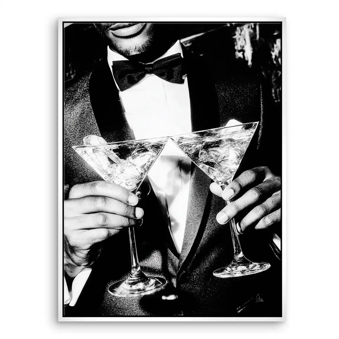 Gentleman Style Leinwand Bild