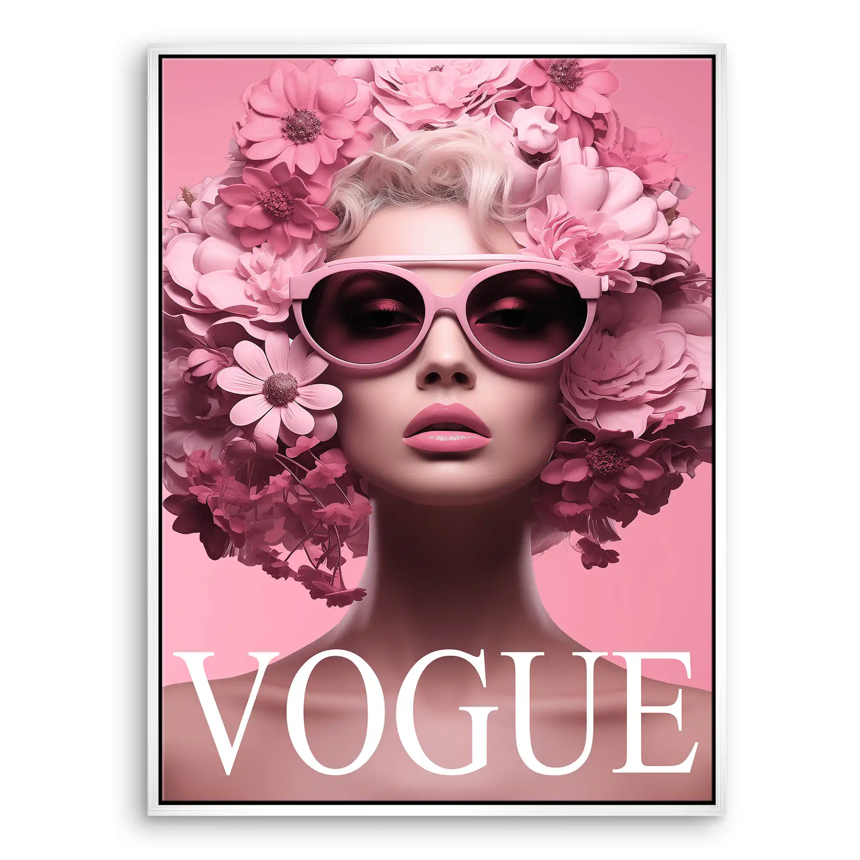 Pink Vogue Leinwand Bild INGALERIE