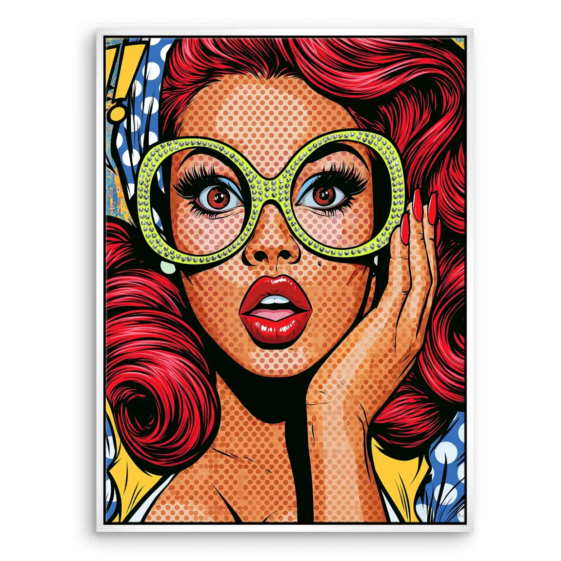Pop Art Diva Leinwand Bild