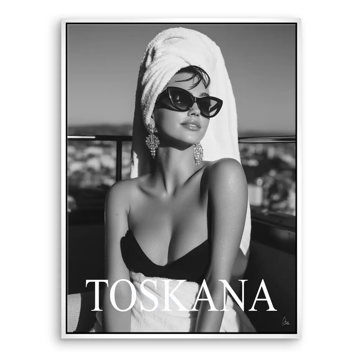 Toskana Glam Leinwand Bild