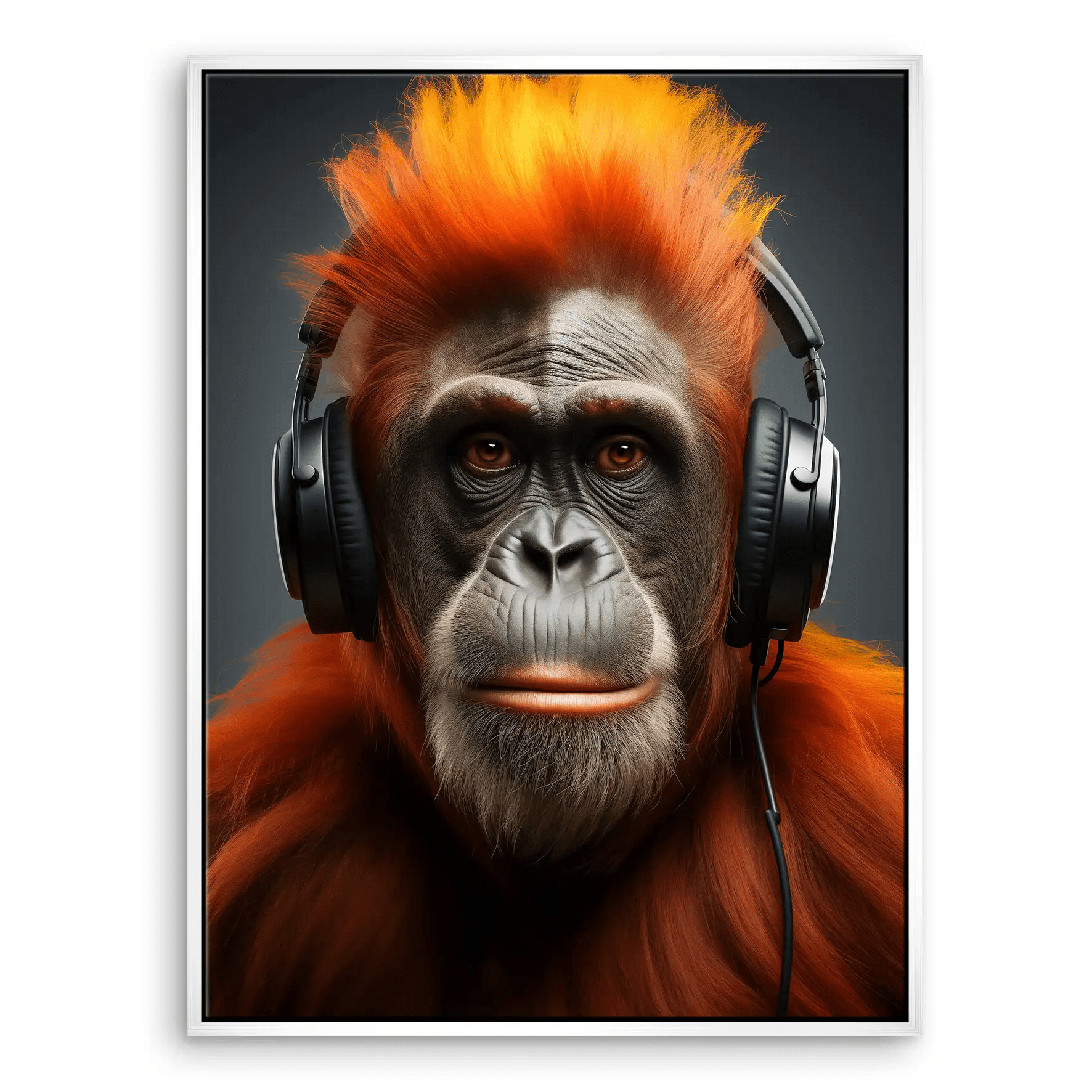 Music Monkey Leinwand Bild INGALERIE