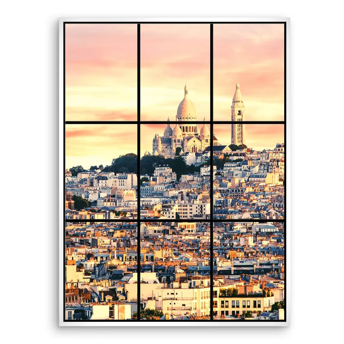 Sunrise Montmartre Paris Leinwand Bild