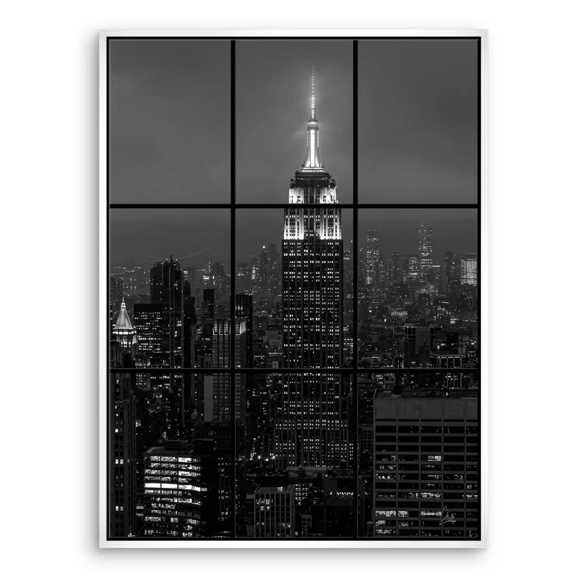 Midnight Crown New York Leinwand Bild