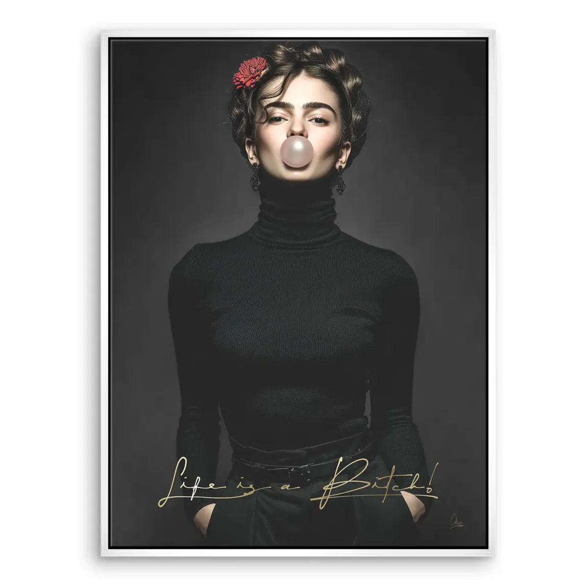 Frida Kahlo Rebell Leinwand Bild