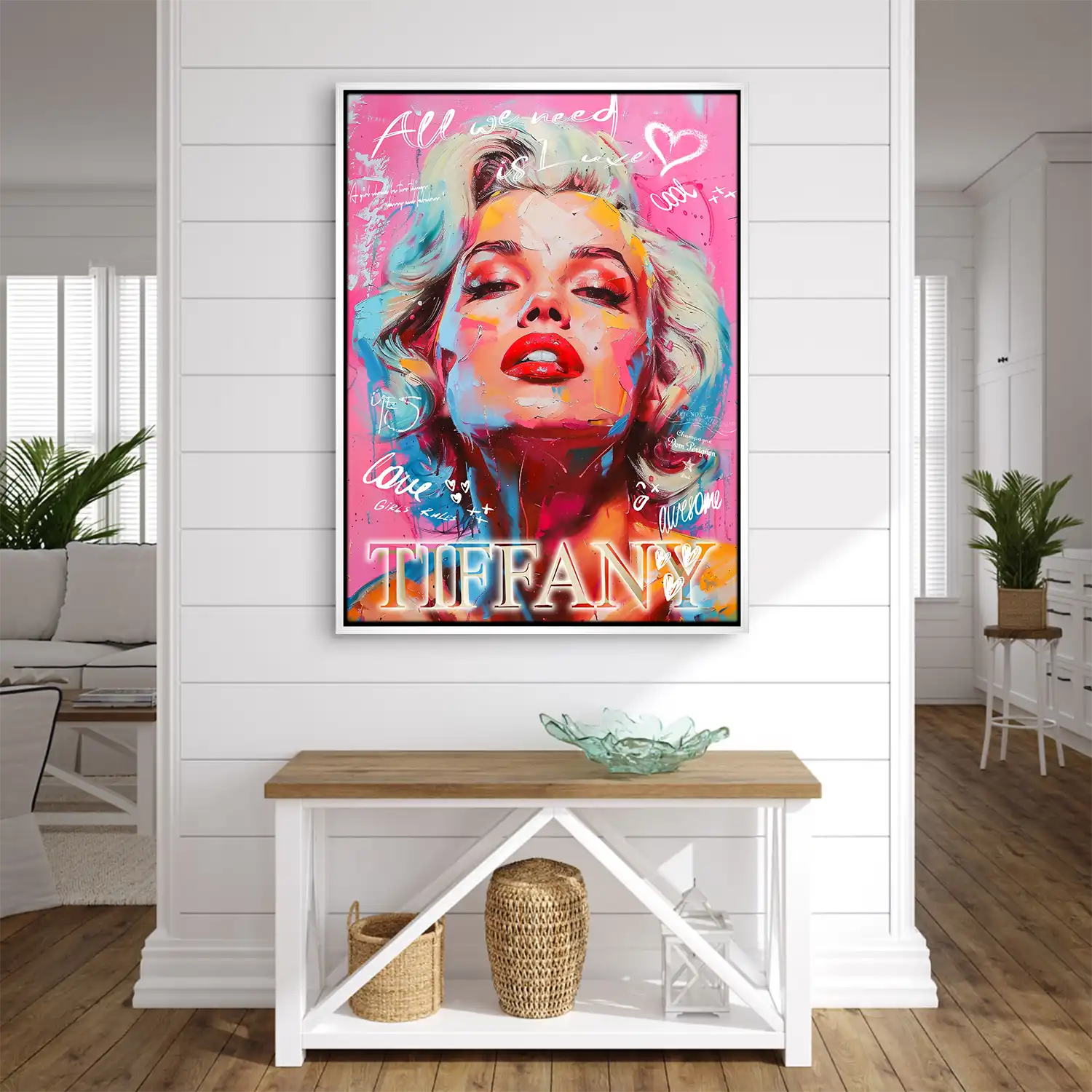 Marilyn Tiffany Leinwand Bild INGALERIE