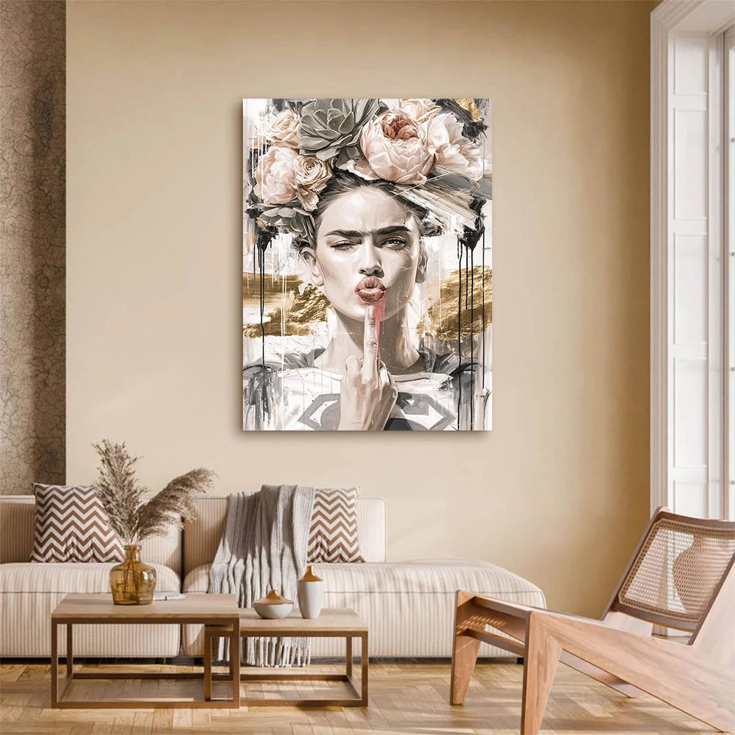 Frida Superman Acrylglasbild