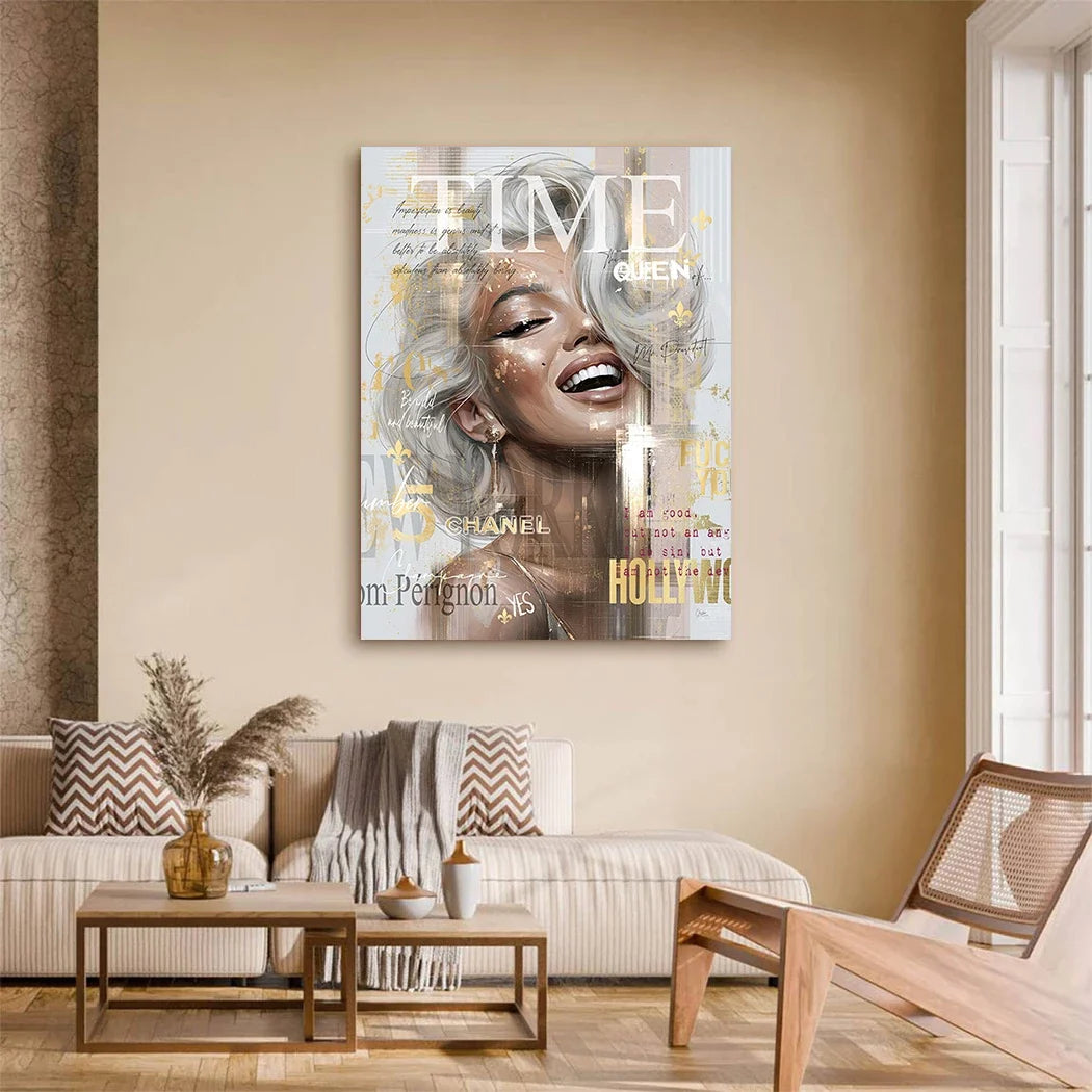 Marilyn Monroe Cover Acrylglasbild